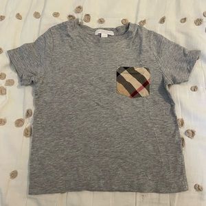 Gray Burberry tee